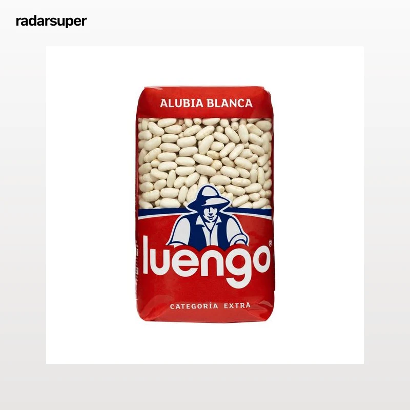 LUENGO Extra  Alubia blanca en paquete de 500 g.