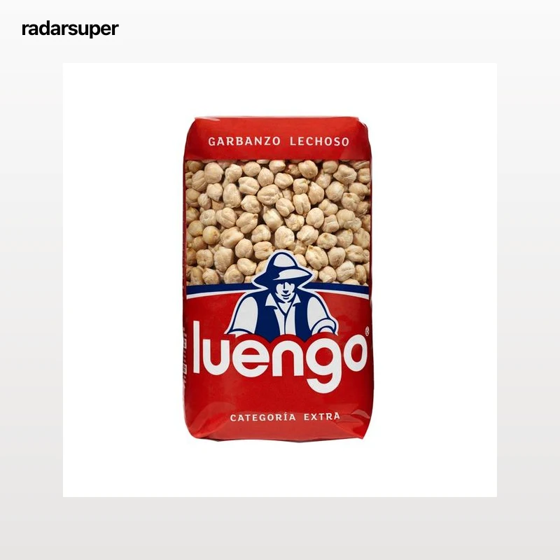 LUENGO Extra Garbanzo lechoso en paquete de 1 kg.