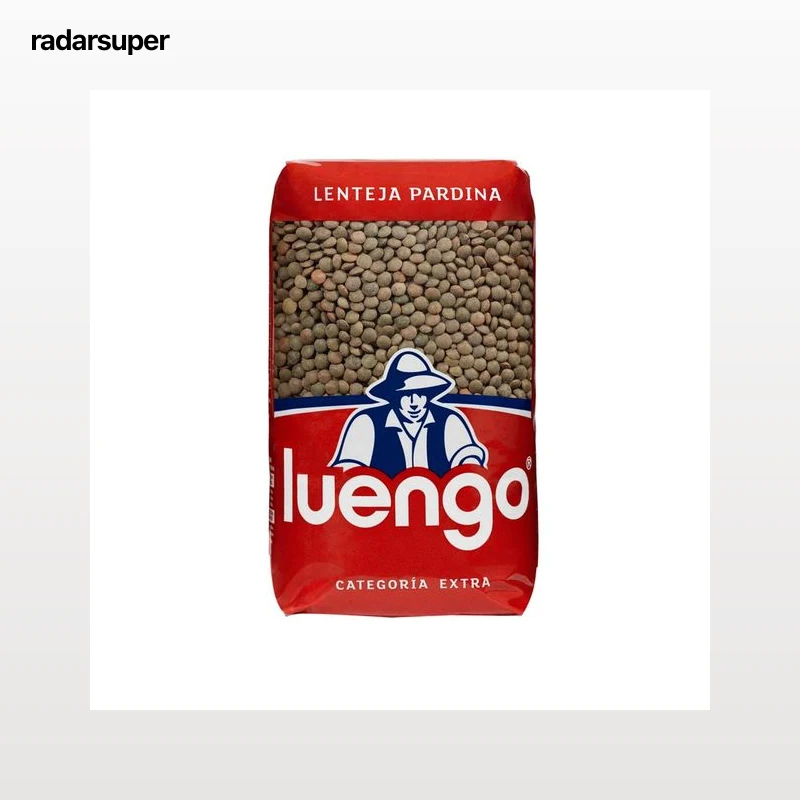 LUENGO Extra Lentejas Pardina en  paquete de 500 g.