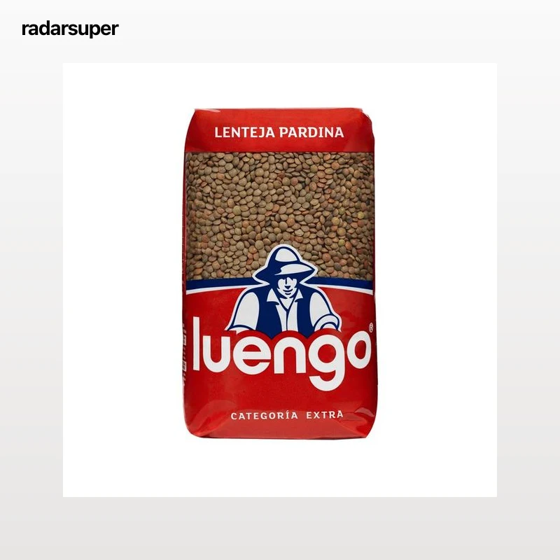 LUENGO Lentejas Pardina en paquete de 1 kg.