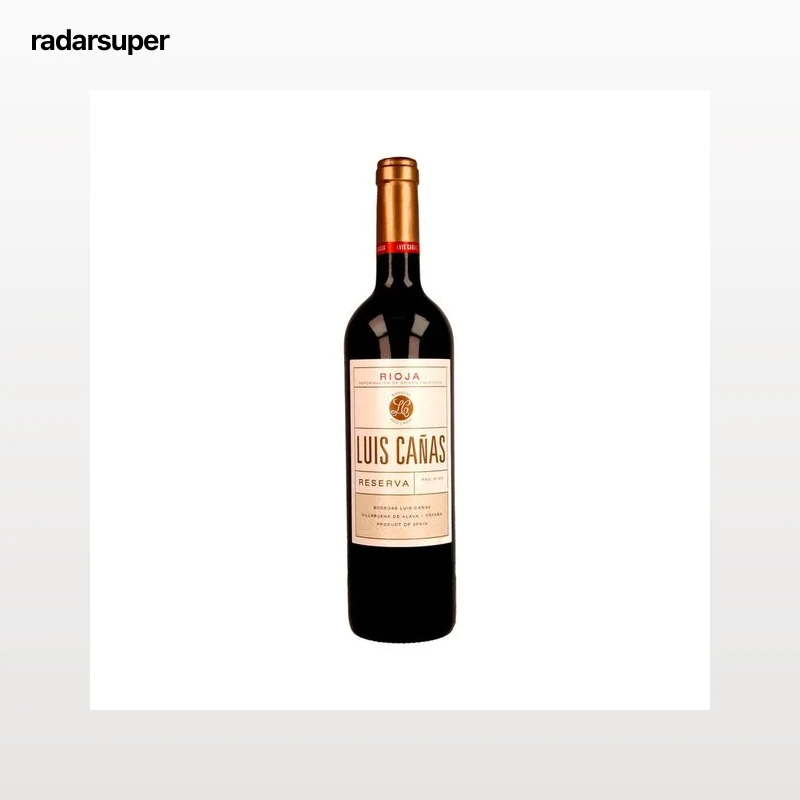 LUIS CAÑAS  Vino tinto reserva con D.O. Rioja LUIS CAÑAS botella de 75 cl.