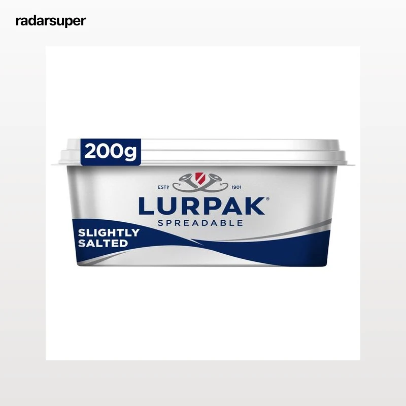 LURPAK Materia grasa (78%) fácil de untar, ligeramente salada tarrina 200 g.