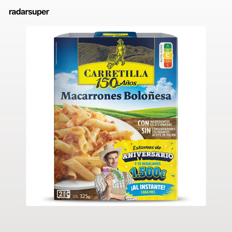 Macarrones boloñesa Carretilla 325 g