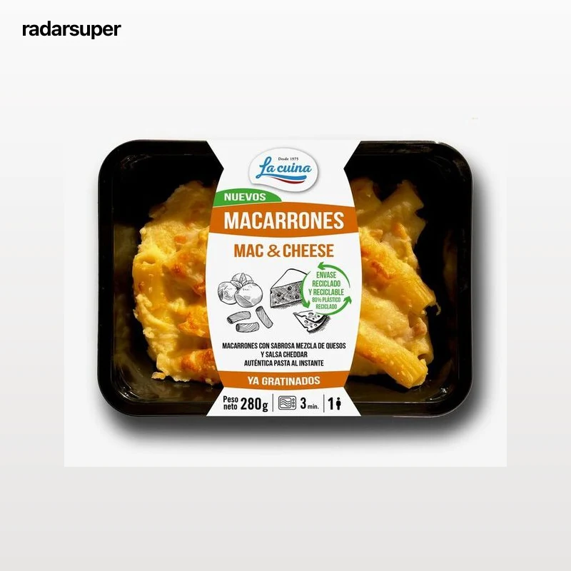 Macarrones con queso gratinados La Cuina 280G
