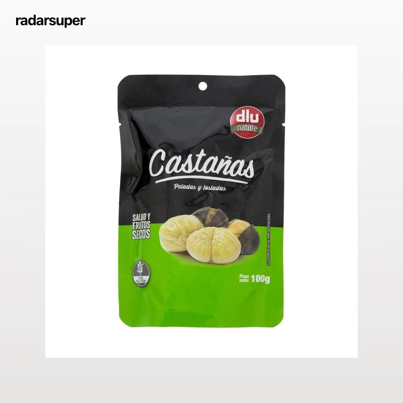LA MADRILEÑA Castañas tostadas y peladas 100gr