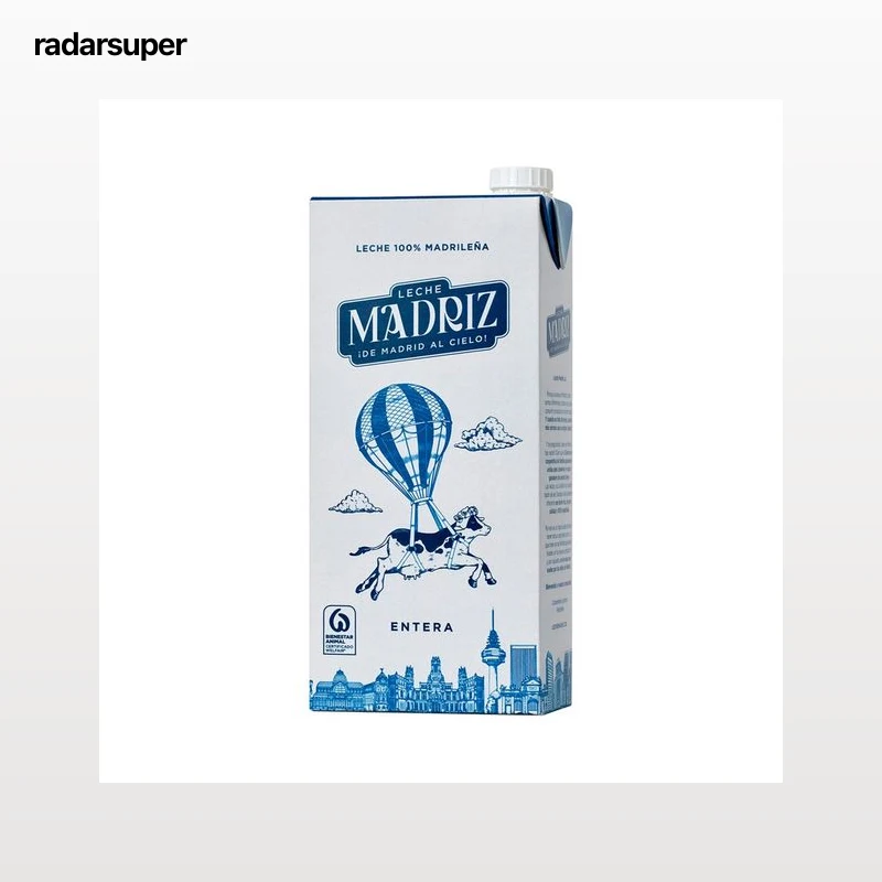 MADRIZ Leche de vaca entera de origen 100% madrileña 1 l.