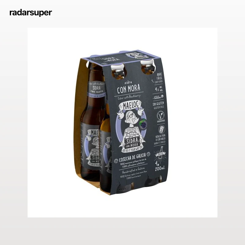 MAELOC Sidra con mora 4 x 20 cl.