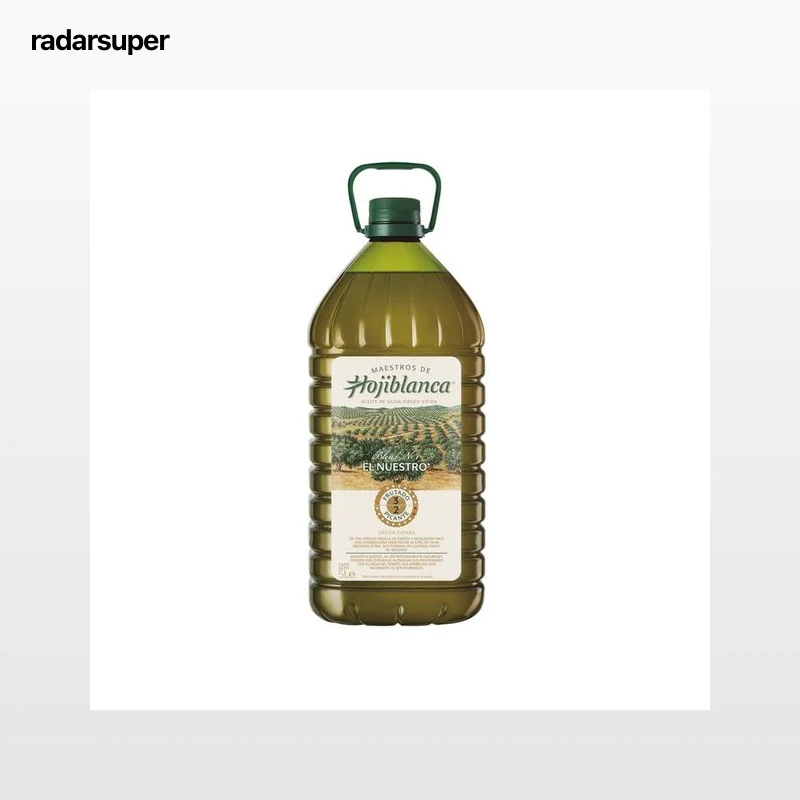 MAESTROS DE HOJIBLANCA Aceite de oliva virgen extra garrafa de 5 l.
