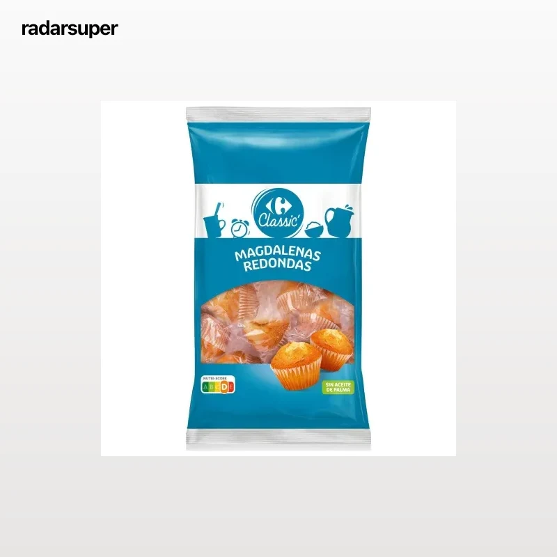 Magdalena redonda Classic' Carrefour 615 g.