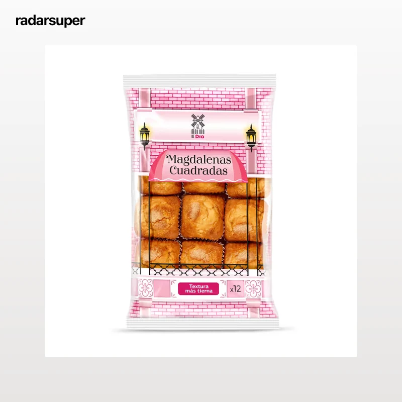 Magdalenas cuadradas El molino de Dia 350 g