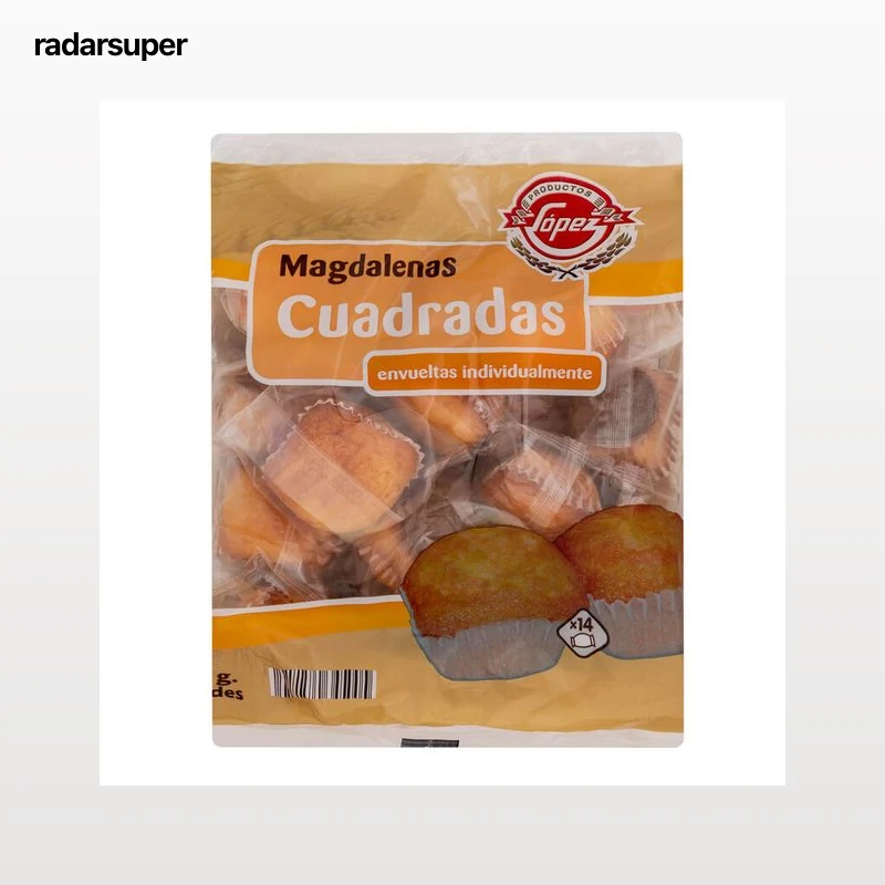 Magdalenas López 320g cuadradas