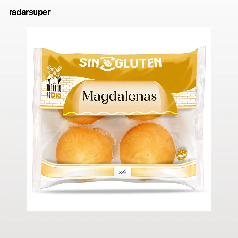 Magdalenas sin gluten El molino de Dia 160 g