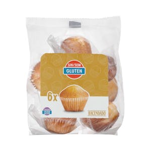 Magdalenas sin gluten