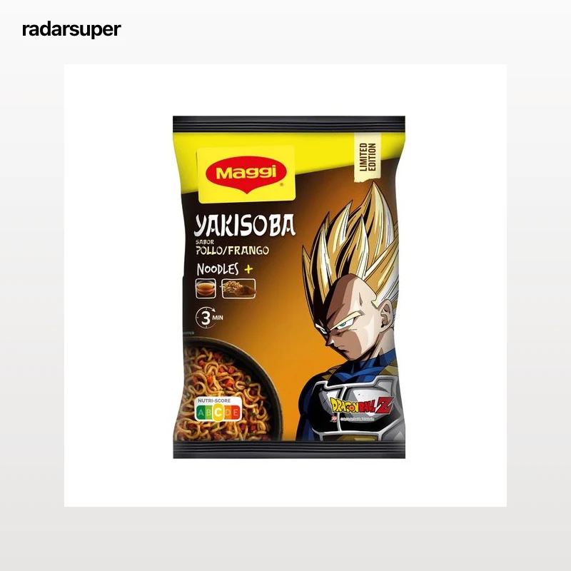 MAGGI Fusian Yakisoba (Fideos Orientales instantáneos) con sabor a pollo 120 g.