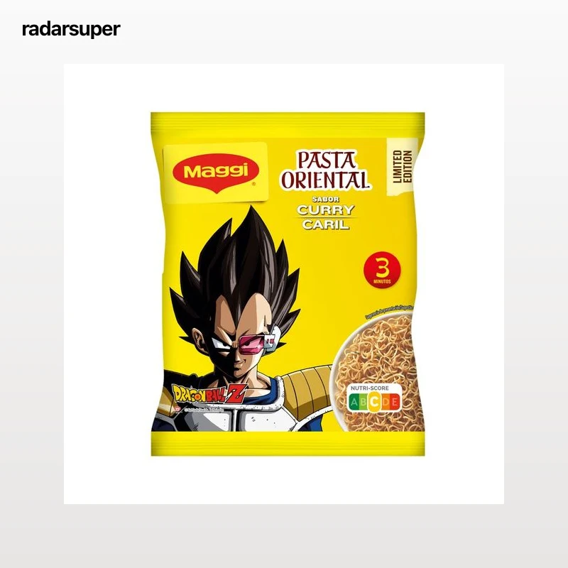 MAGGI Fusión Pasta oriental fideos instantáneos (noodles) al curry sobre 72 g