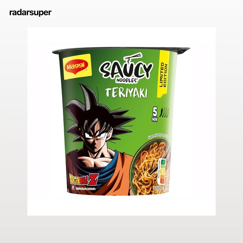 MAGGI Noodles fideos instantaneos  sabor Teriyaki 75 g.
