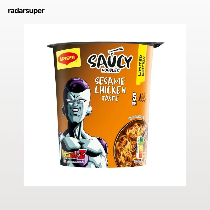 MAGGI Saucy Noodles fideos instantáneos sabor a pollo y sésamo 75 g.