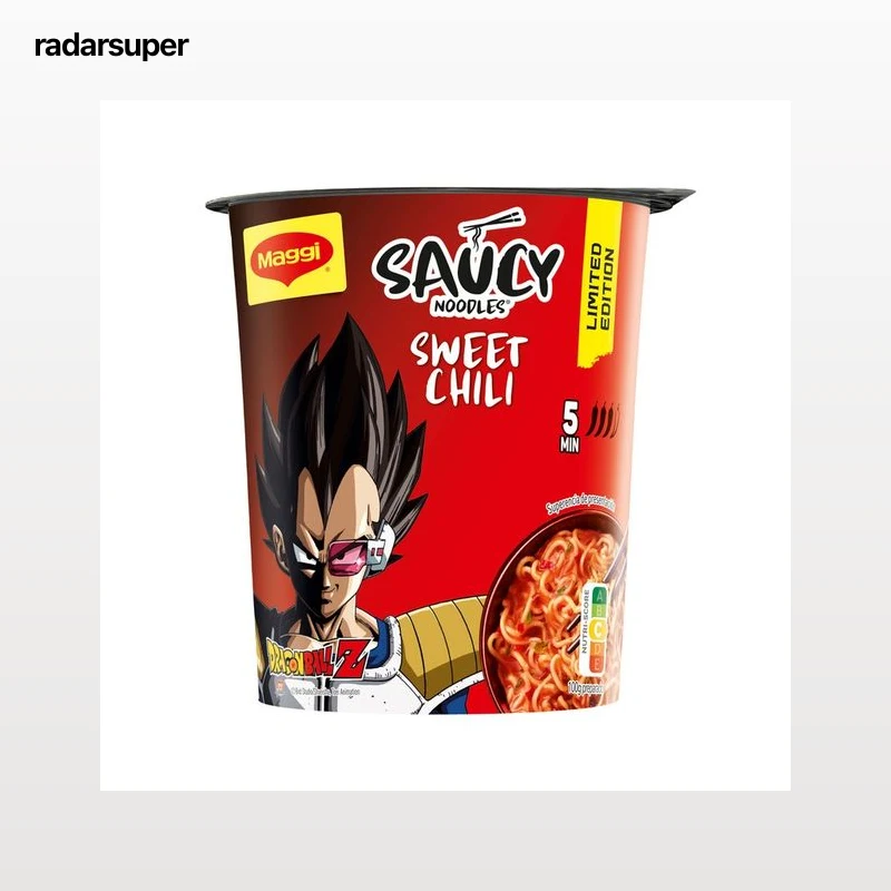 MAGGI Saucy Noodles fideos instantáneos sabor a salsa de chili dulce 75 g