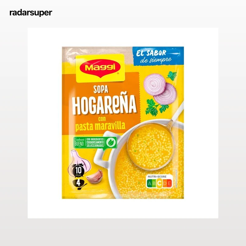MAGGI Sopa hogareña con pasta maravilla sobre de 78 g.
