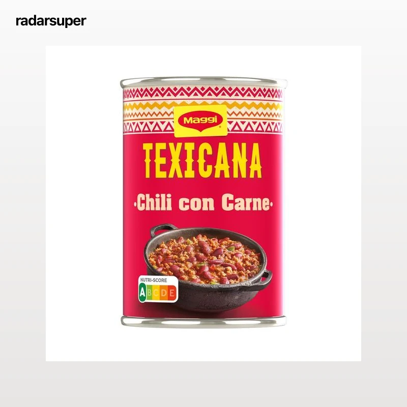 MAGGI Texicana Chili con carne listo para calentar y comer 425 g.