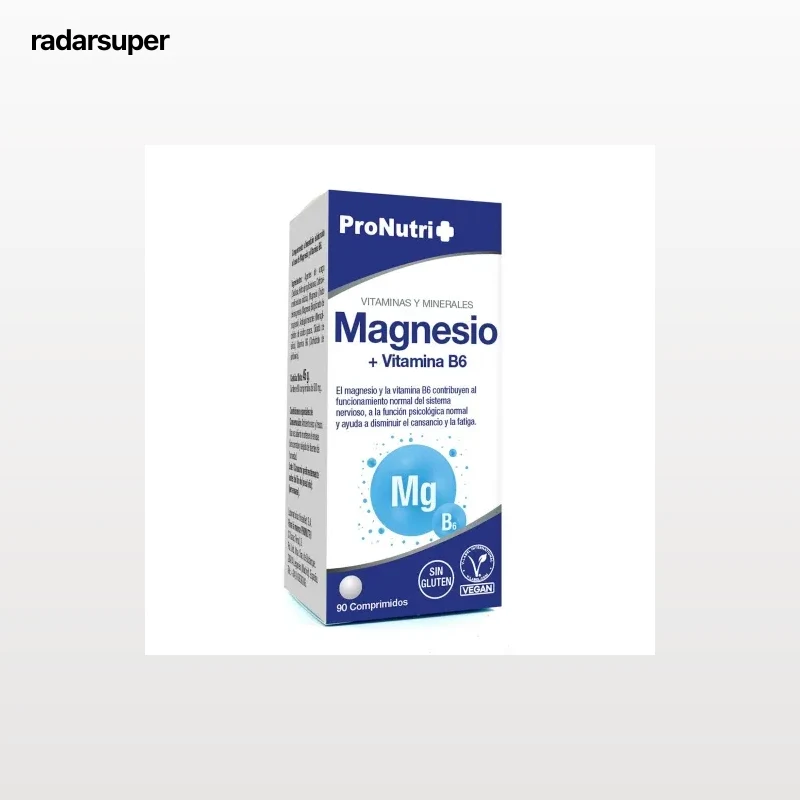 Magnesio + Vitamina B6 ProNutri sin gluten 90 ud.