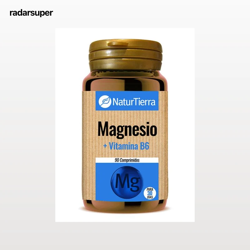 Magnesio+vitamina Naturtierra 90 cápsulas