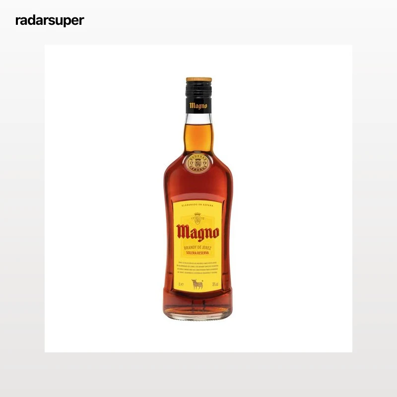 MAGNO Brandy de Jerez solera reserva MAGNO botella 1 l.