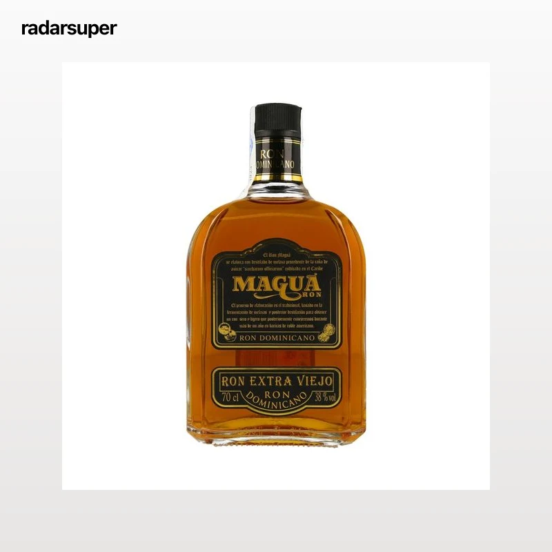 MAGUA Ron dominicano dorado extra viejo MAGUA botella 70 cl.