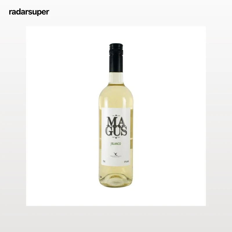 MAGUS  Vino blanco con D.O. Ribera del Guadiana MAGUS botella de 75 cl.