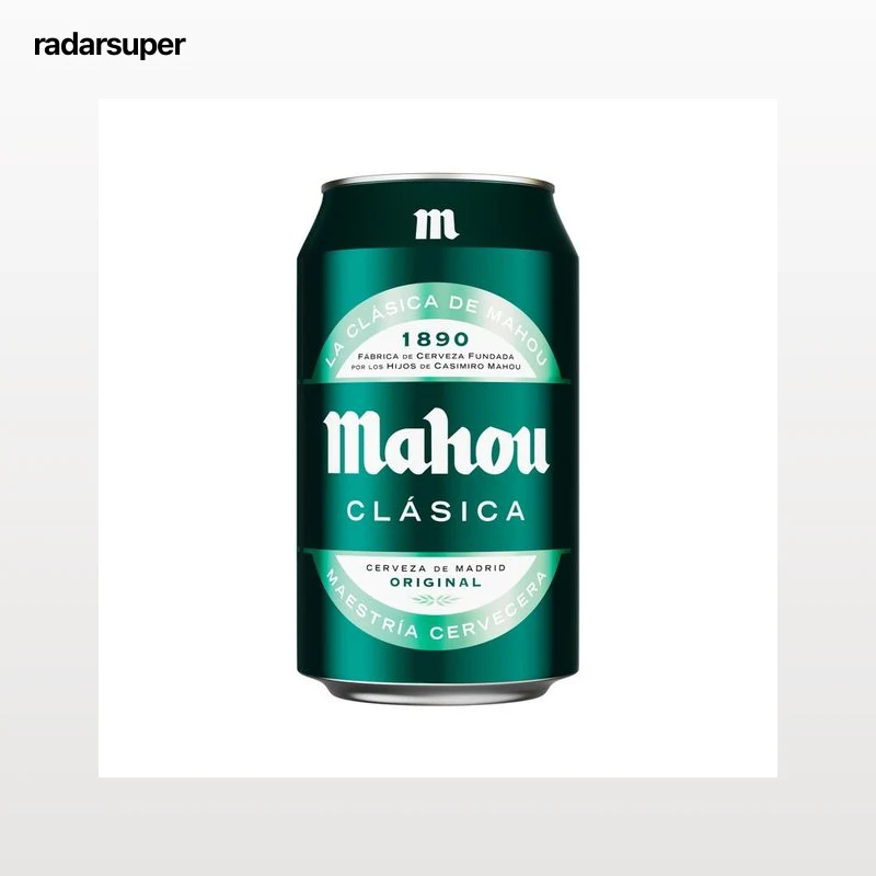 MAHOU CLASICA Cerveza lata 33 centilitros