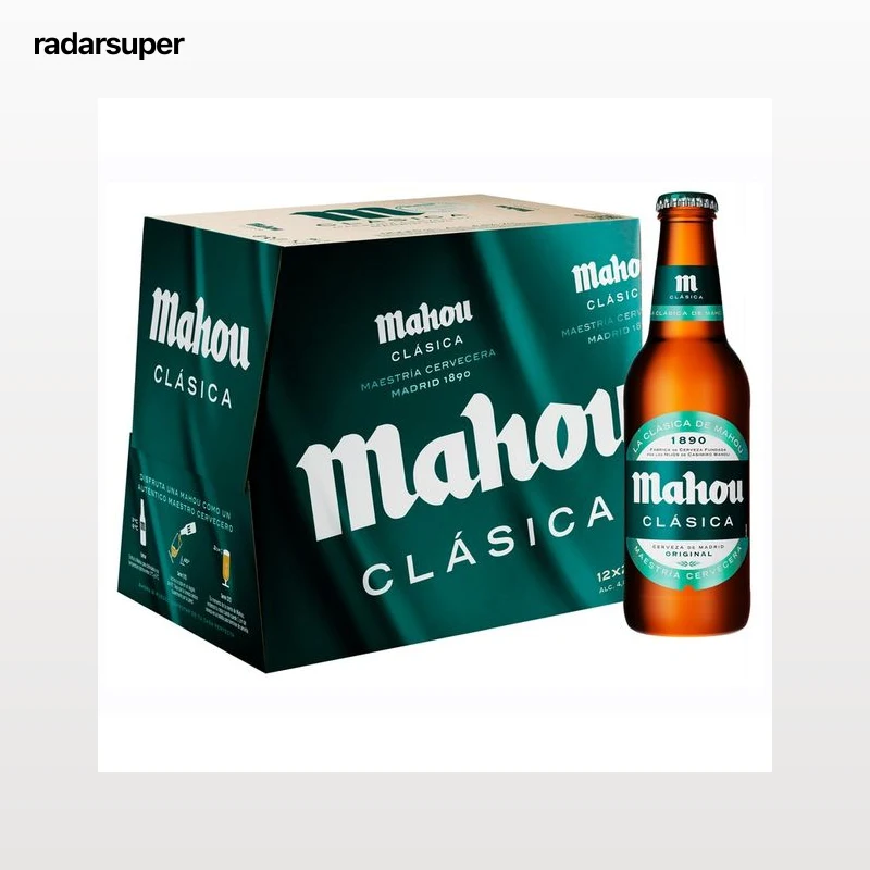 MAHOU CLASICA Cervezas pack 12 uds. x 25 cl.