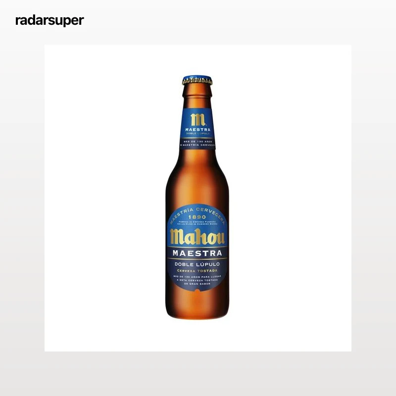 MAHOU MAESTRA Cerveza tostada doble lúpulo botella de 33 cl.