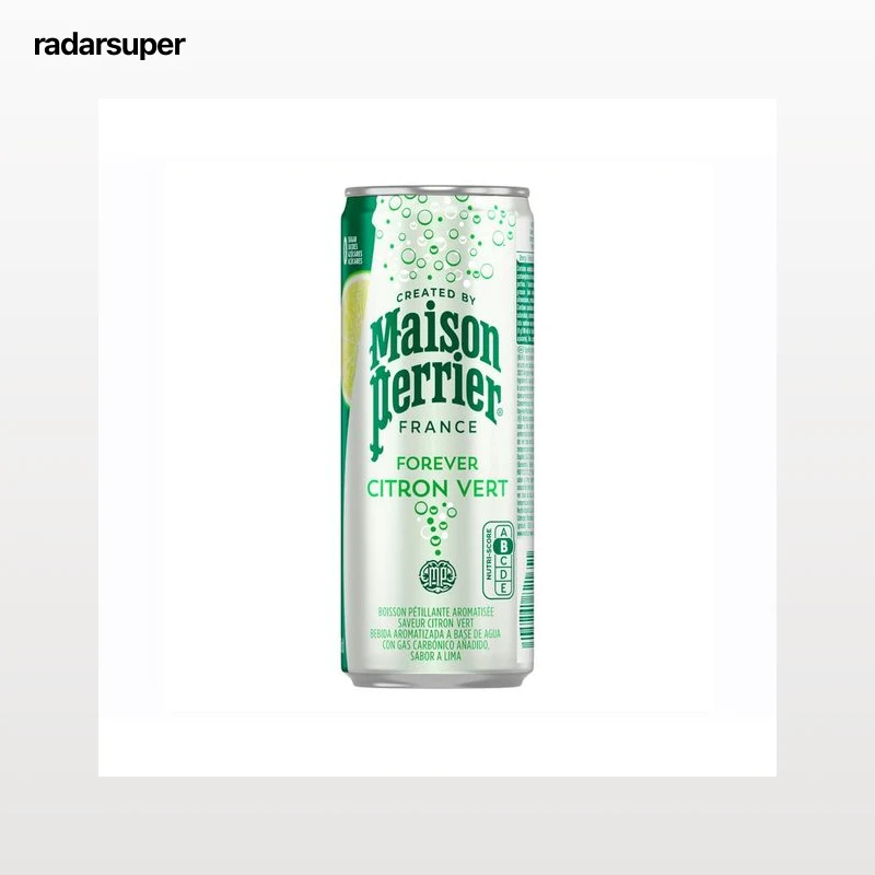 MAISON PERRIER Agua con gas forever lima lata 33 cl.