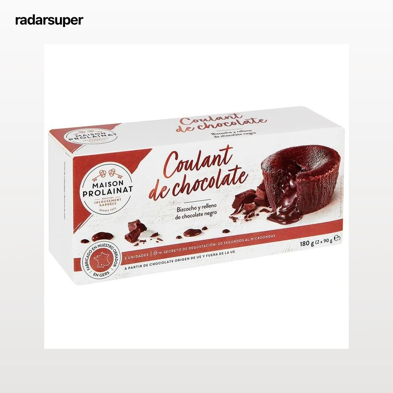 MAISON PROLAINAT Coulant de chocolate (bizcocho y releno de chocolate negro) MAISON PROLAINAT 2 X 90 g.