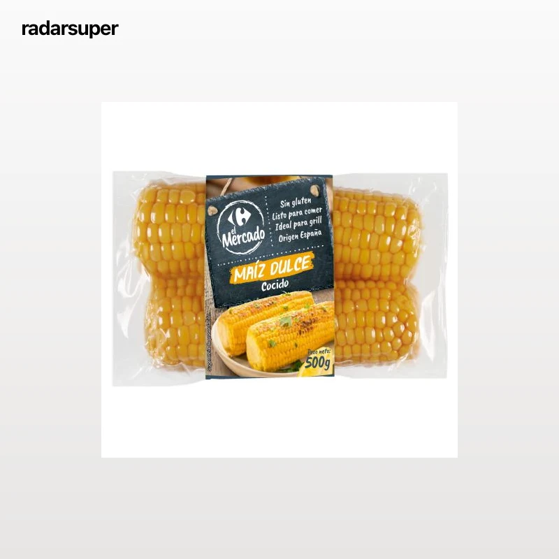 Maíz dulce cocido Carrefour El Mercado 500 g