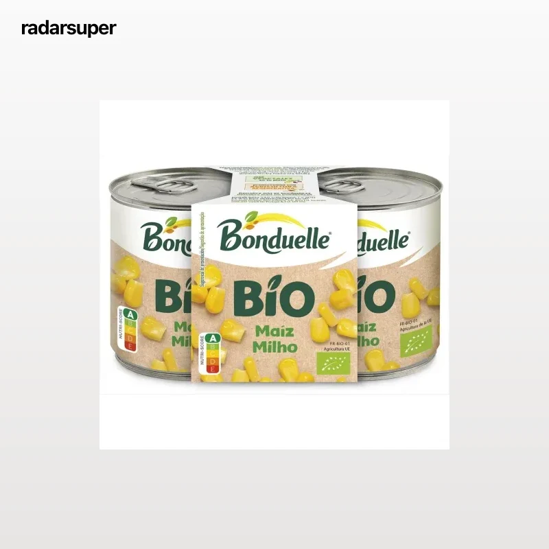 Maíz ecológico Bonduelle pack de 2 unidades de 140 g.