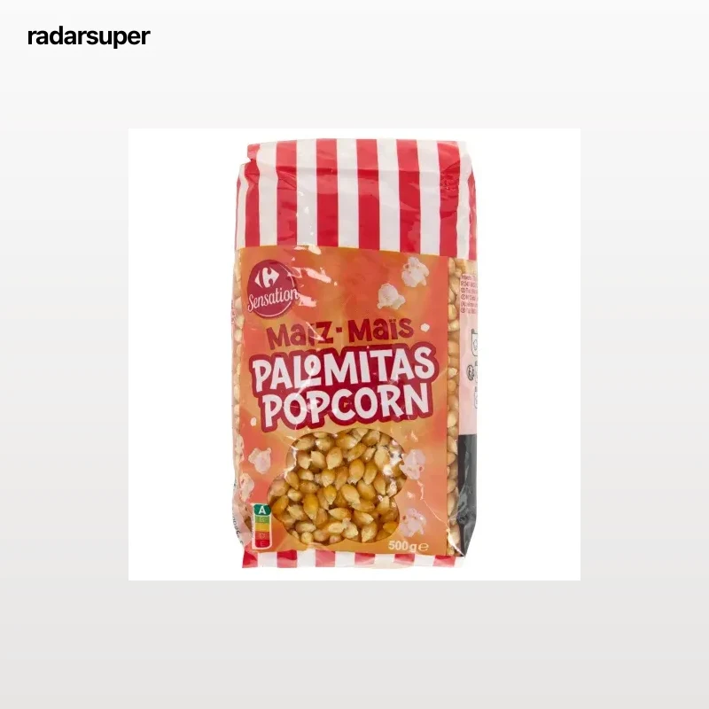 Maíz para palomitas Sensation Carrefour 500 g.