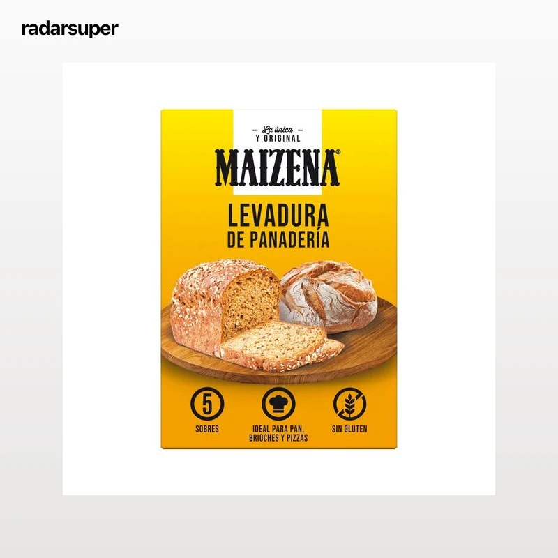 MAIZENA Levadura panadera 5 uds. 27, 5 g.