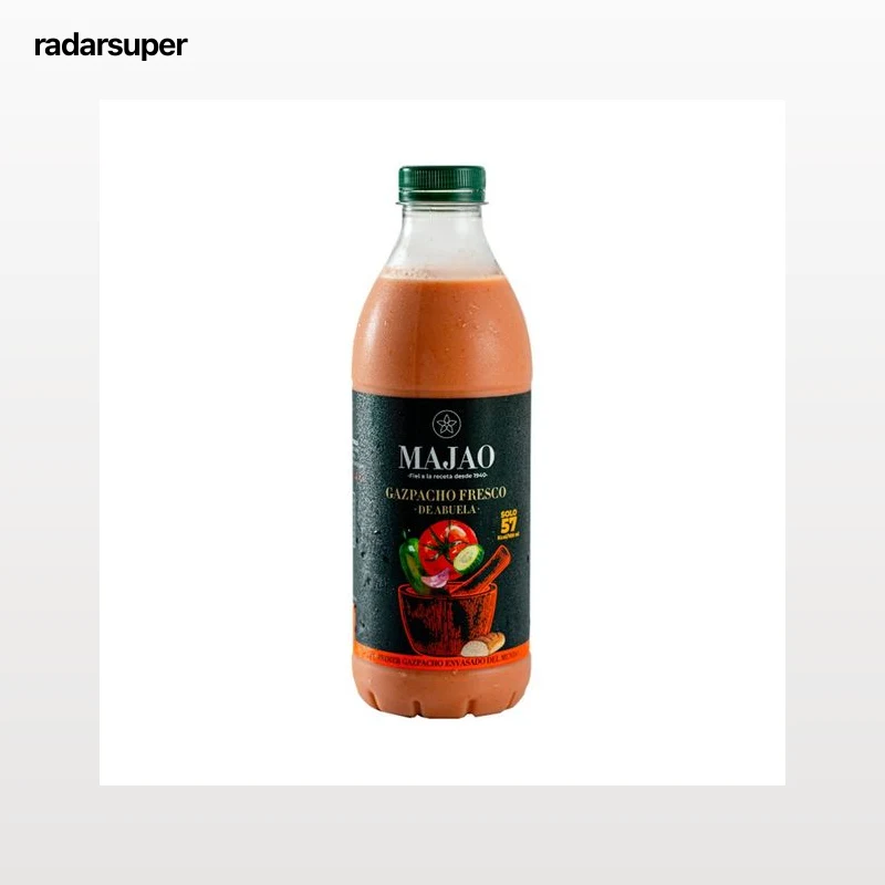 MAJAO Gazpacho fresco 100% natural y majao en mortero MAJAO 1 l.