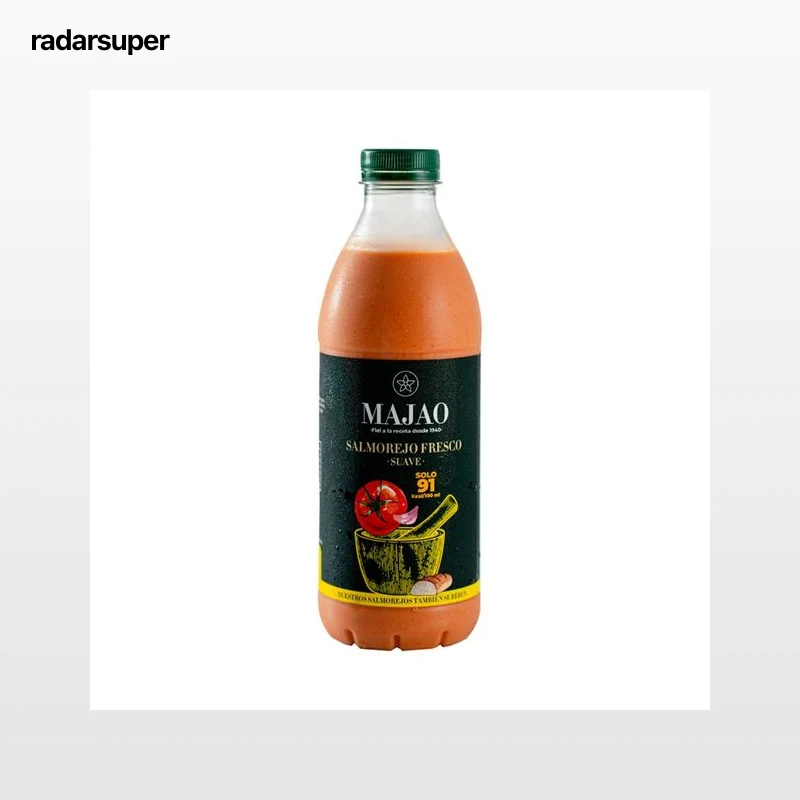 MAJAO Salmorejo fresco y suave, 100% natural y sin conservantes MAJAO 1 l.