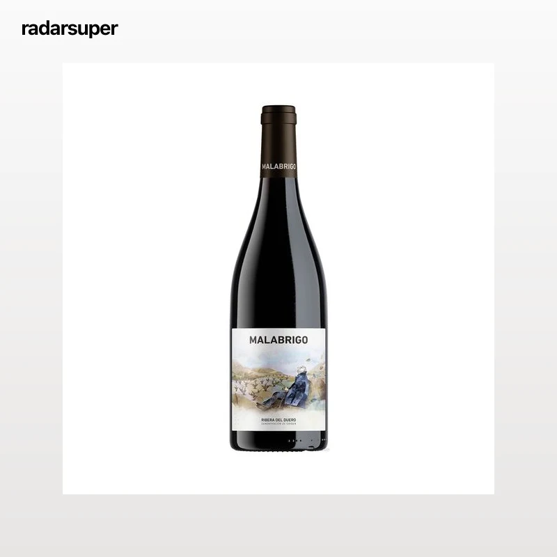 MALABRIGO Vino tinto con D.O. Ribera del Duero botella 75 cl.