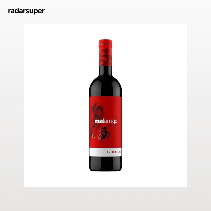 MALAMIGO El rebelde Vino tinto blend sin D.O botella 75 cl.