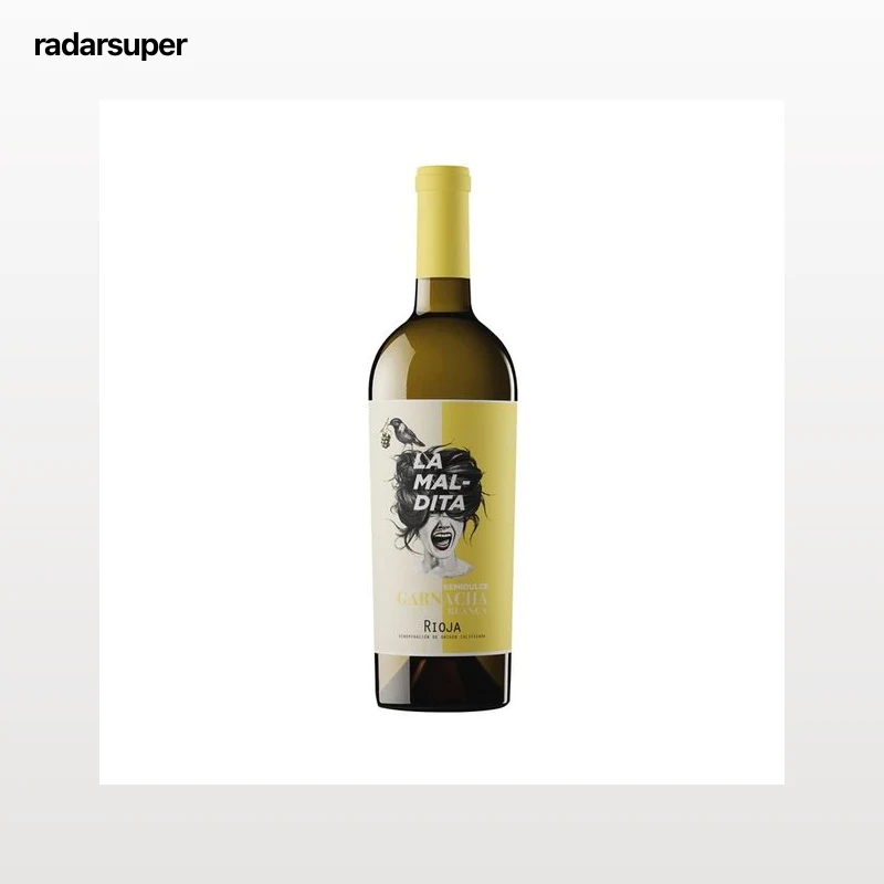 LA MALDITA Vino blanco semidulce con D.O.Ca. Rioja botella 75 cl.