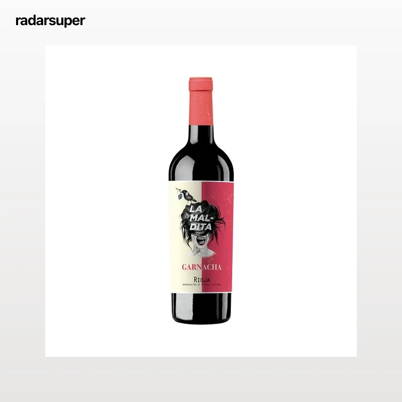 LA MALDITA  Vino tinto con D.O. Ca. Rioja botella 75 cl.