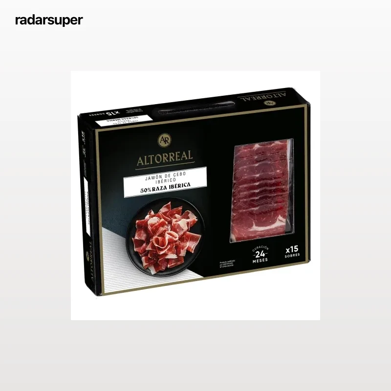 Maletín de jamón de cebo ibérico 50% raza ibérica Altorreal 750 g.