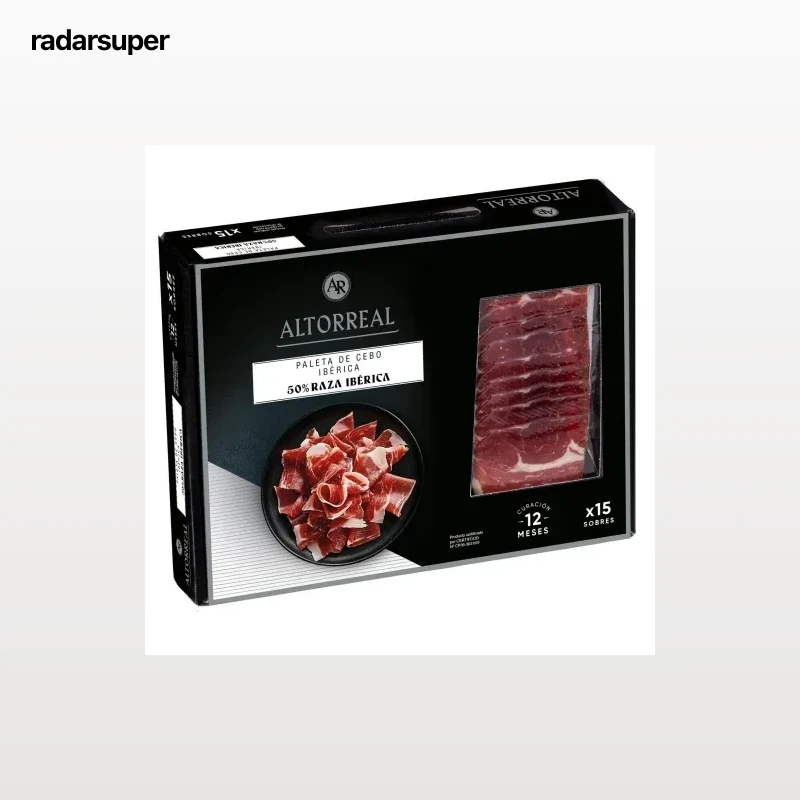 Maletín de paleta de cebo ibérica 50% raza ibérica Altorreal 825 g.