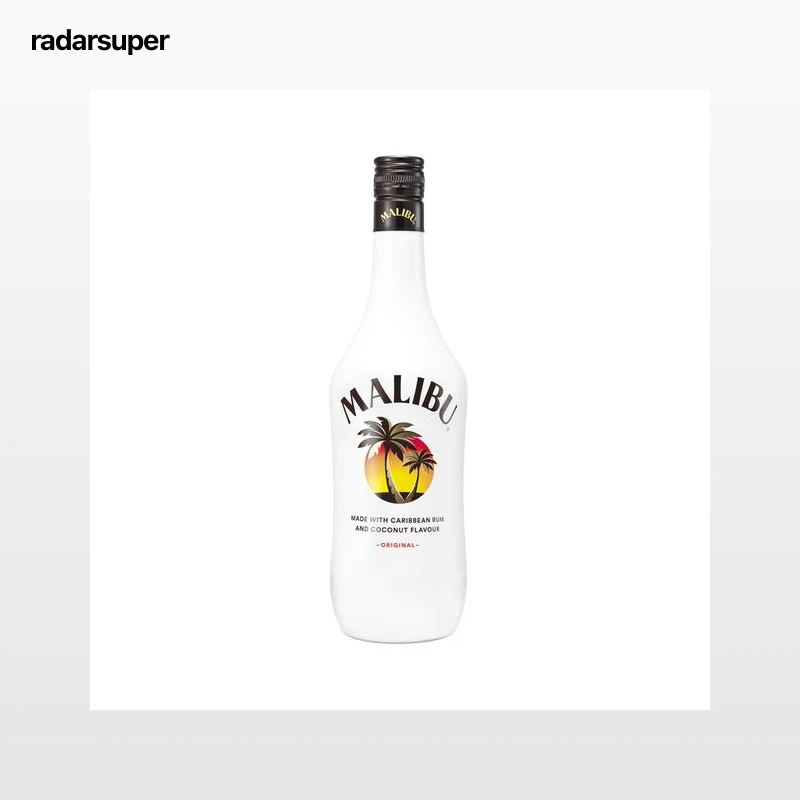 MALIBU Ron blanco caribeño con sabor a coco MALIBU Original botella de 70 cl.