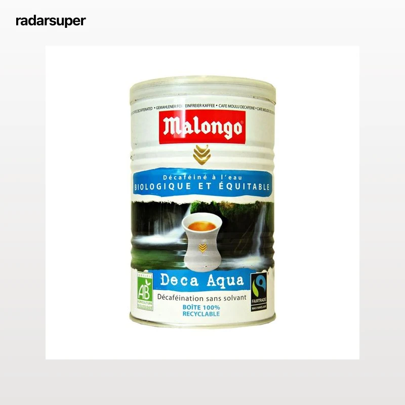 MALONGO Café molido descafeinado biológico 250 g.
