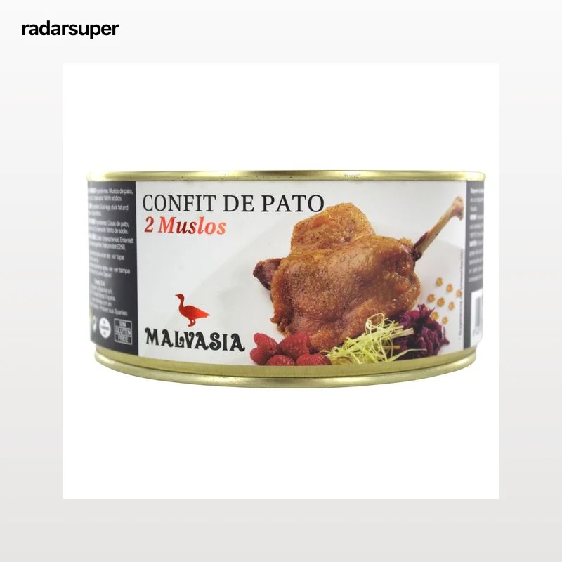 MALVASIA Confit de pato, 2 muslos 400 g.