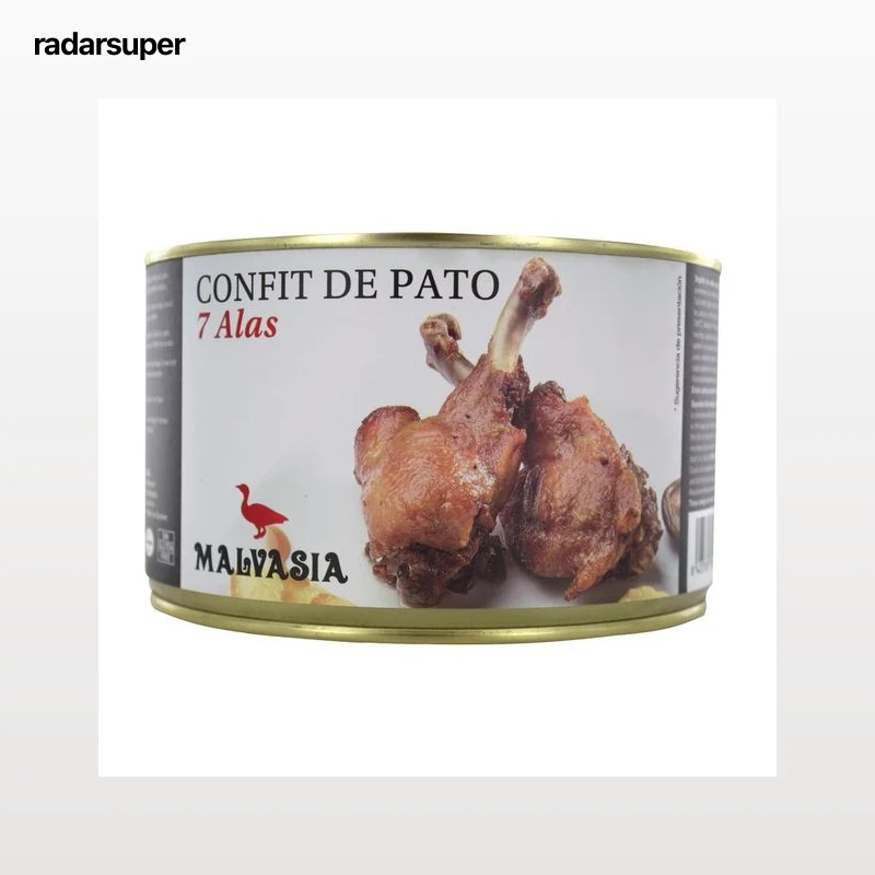 MALVASIA Confit de pato, 7 alas 700 g.